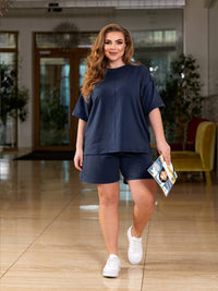 Női rövid kosztüm, plus size 8101