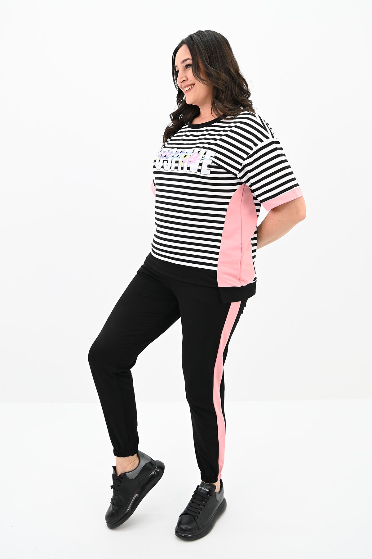 Női melegítőruha plus size 8106 Positive