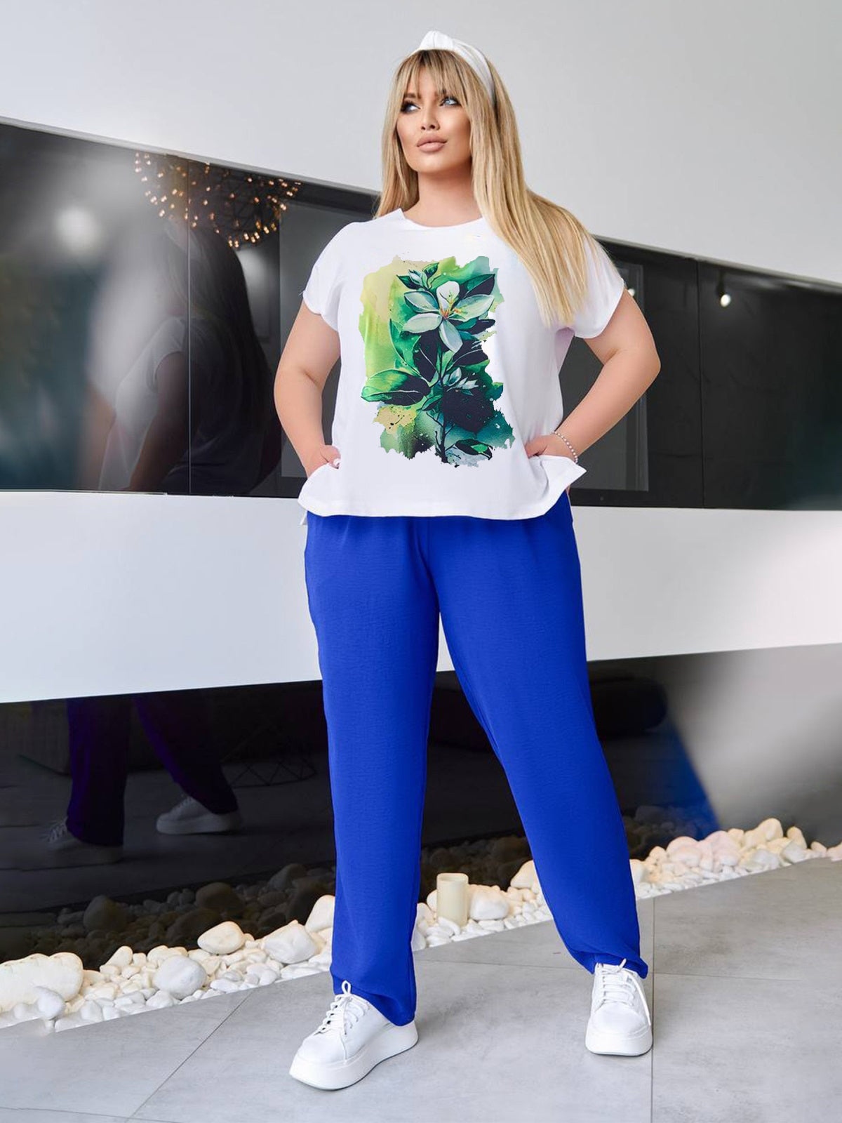 Plus size női kosztüm 8119