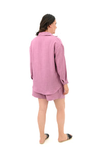 Női plus size rövidnadrág inggel 8121 -24