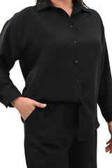 Női plus size rövidnadrág inggel 8121 -24
