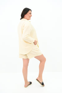 Női plus size rövidnadrág inggel 8121 -24
