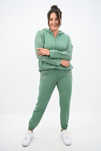 Női plus size melegítő strasszokkal 8129
