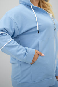 Trening dama marimi mari cu fermoare laterale 8130