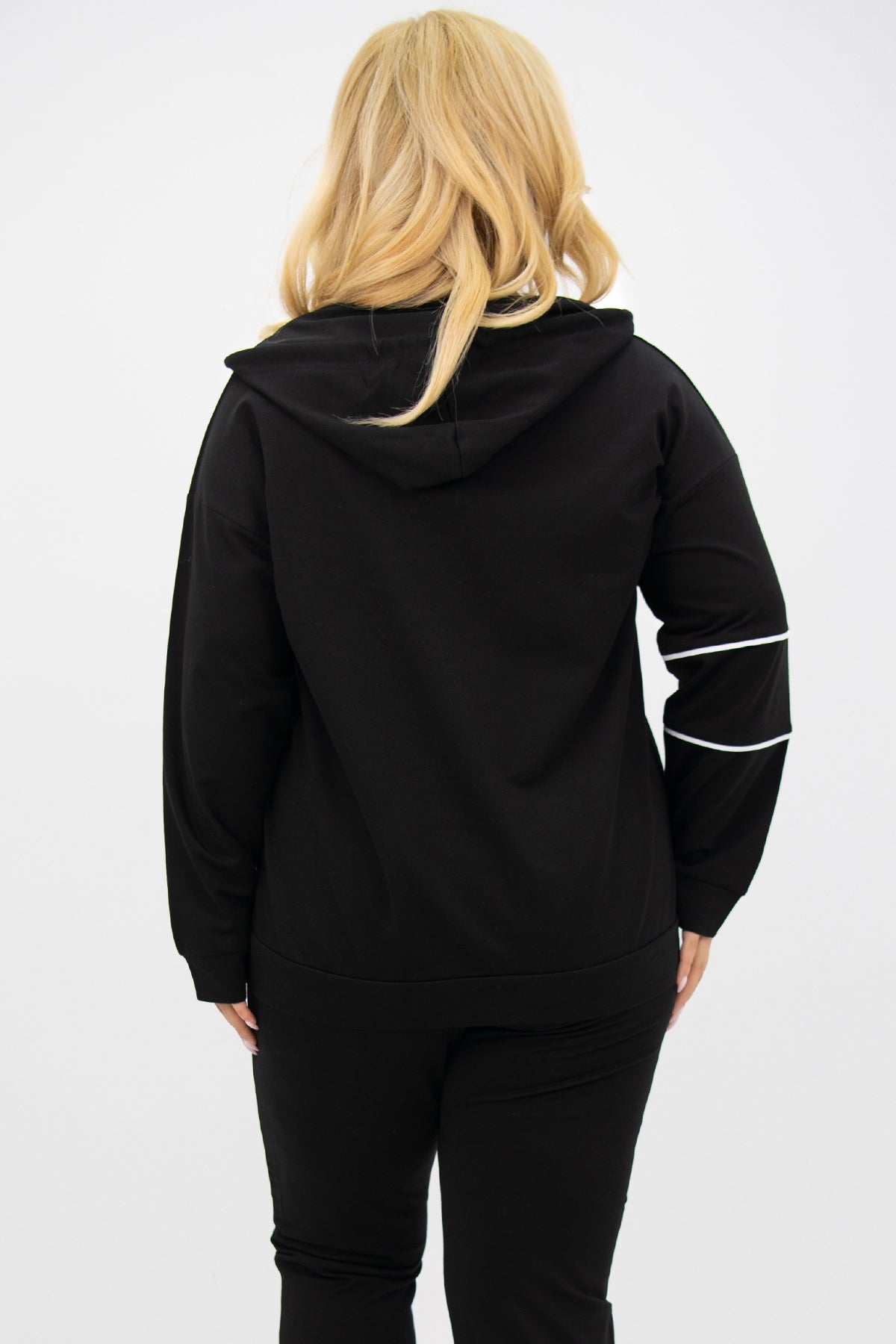Női plus size melegítő oldalsó cipzárral 8130