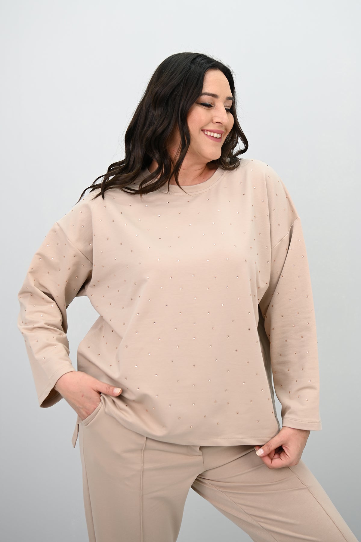 Női melegítőruha plus size 8172