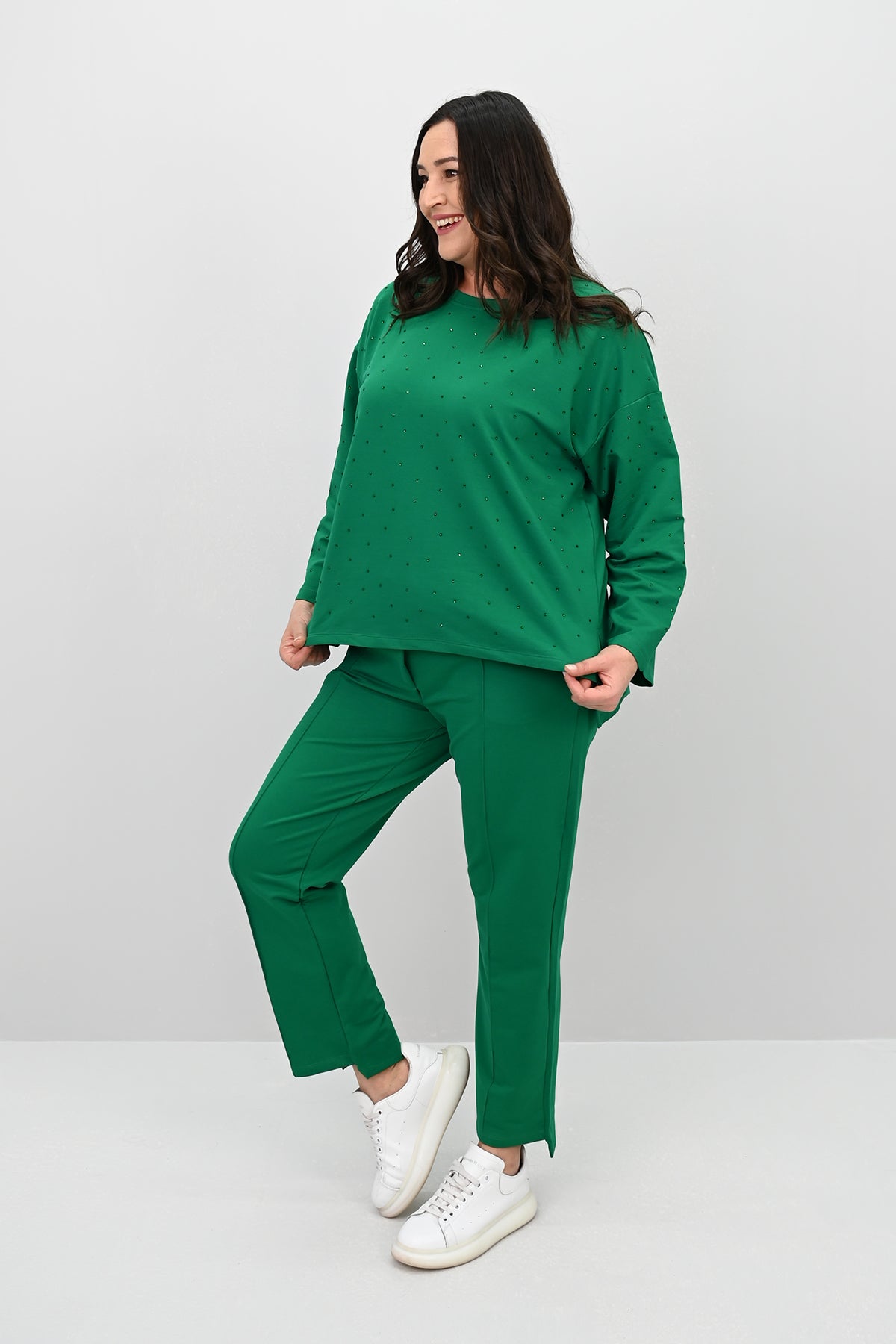 Női melegítőruha plus size 8172