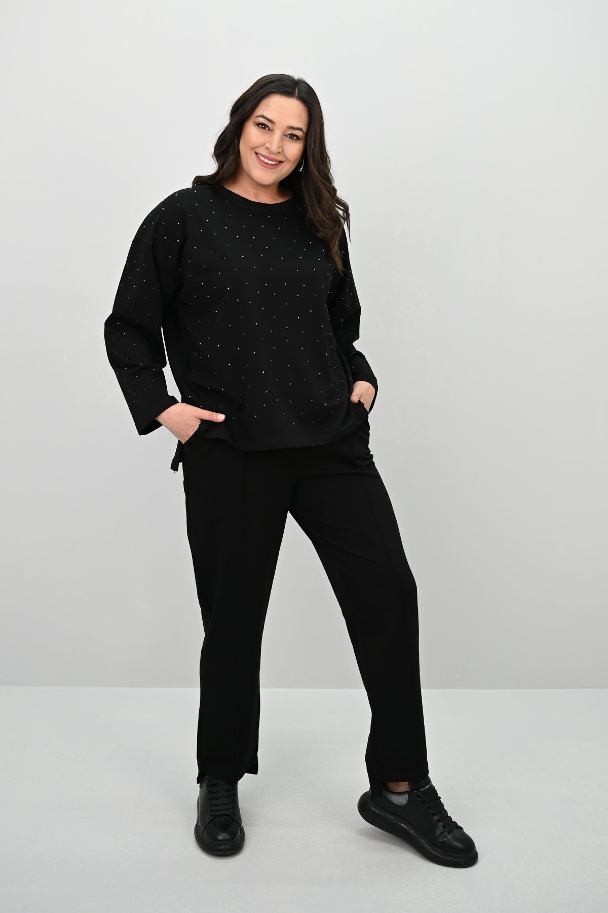 Női melegítőruha plus size 8172
