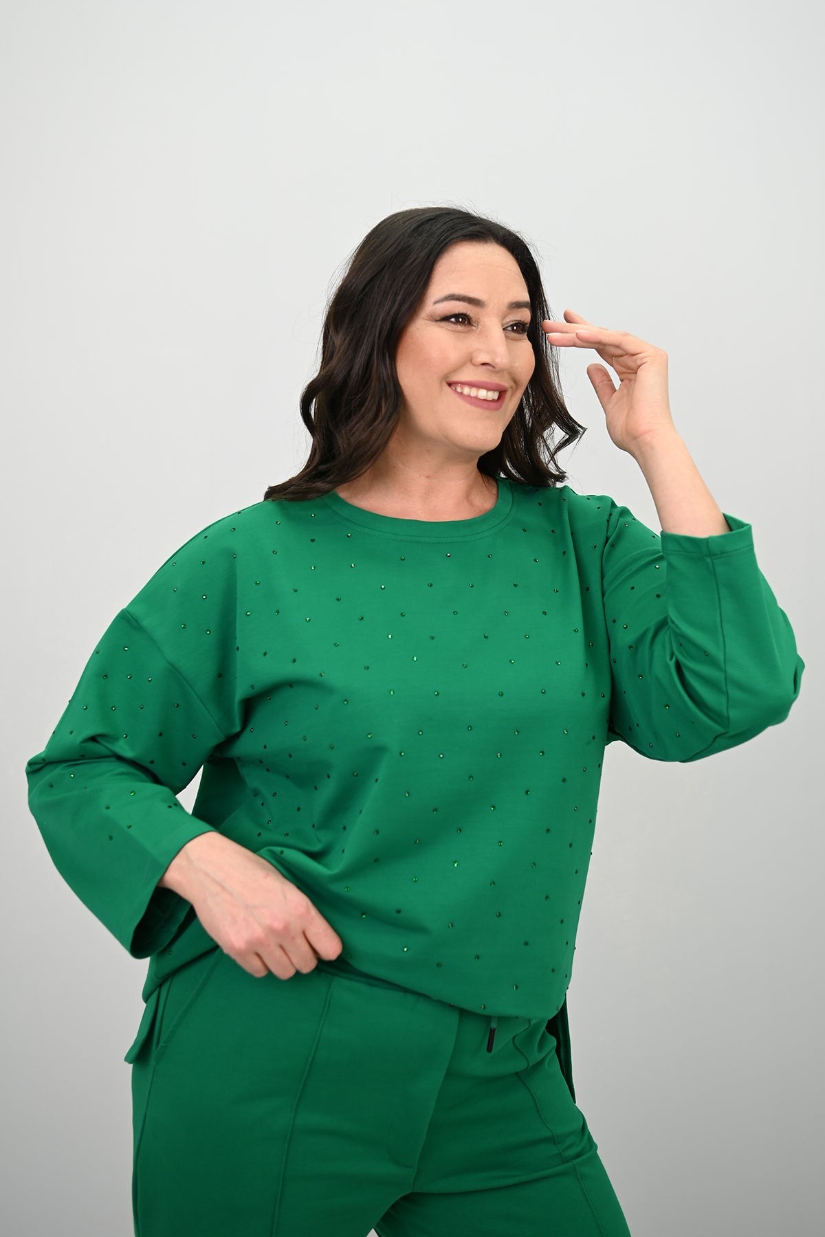 Női melegítőruha plus size 8172
