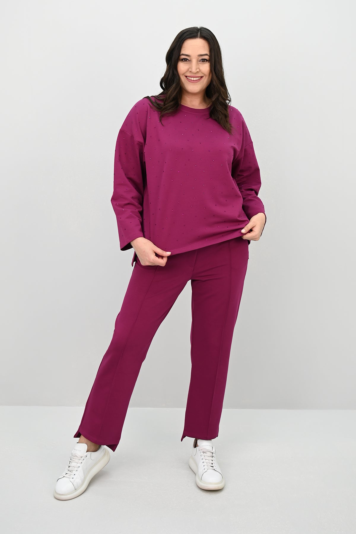 Női melegítőruha plus size 8172