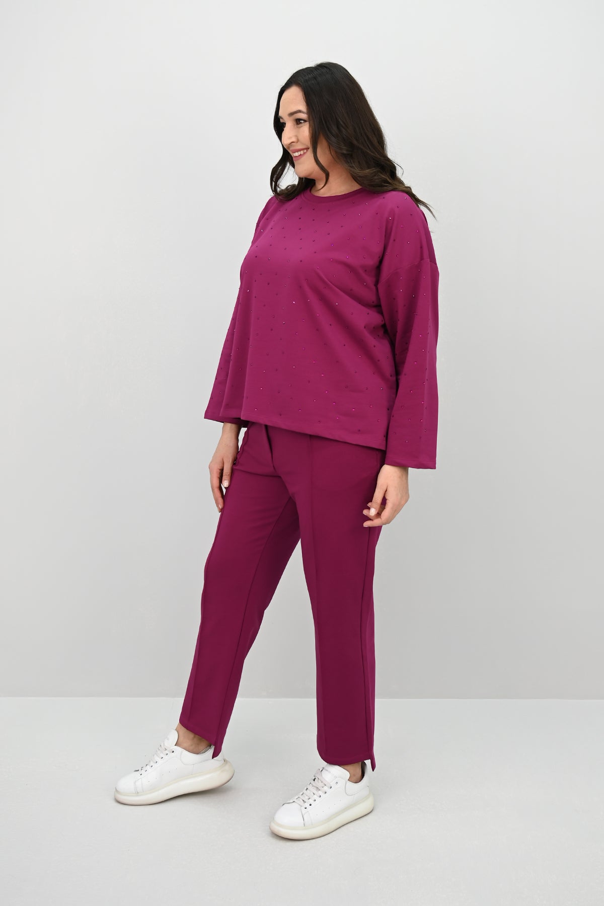 Női melegítőruha plus size 8172