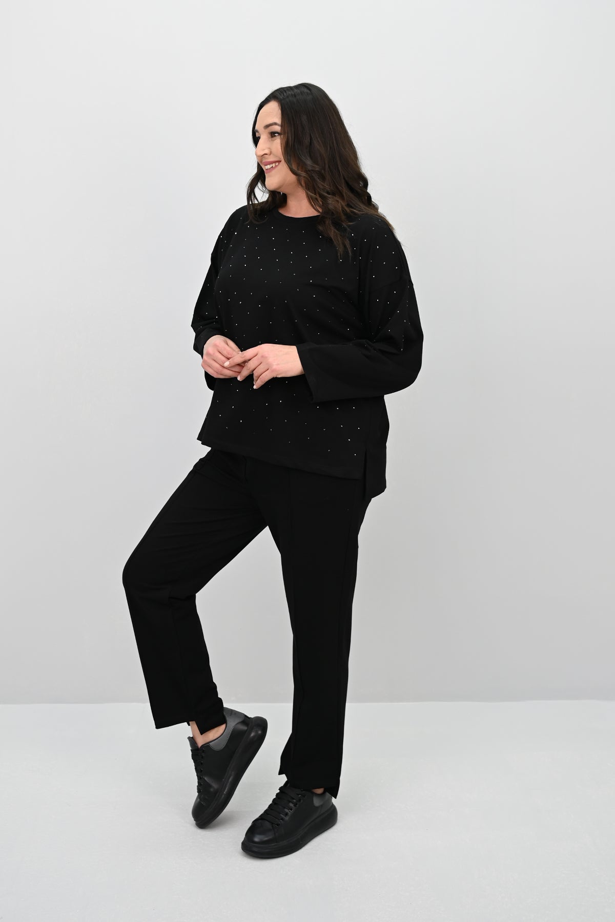 Női melegítőruha plus size 8172