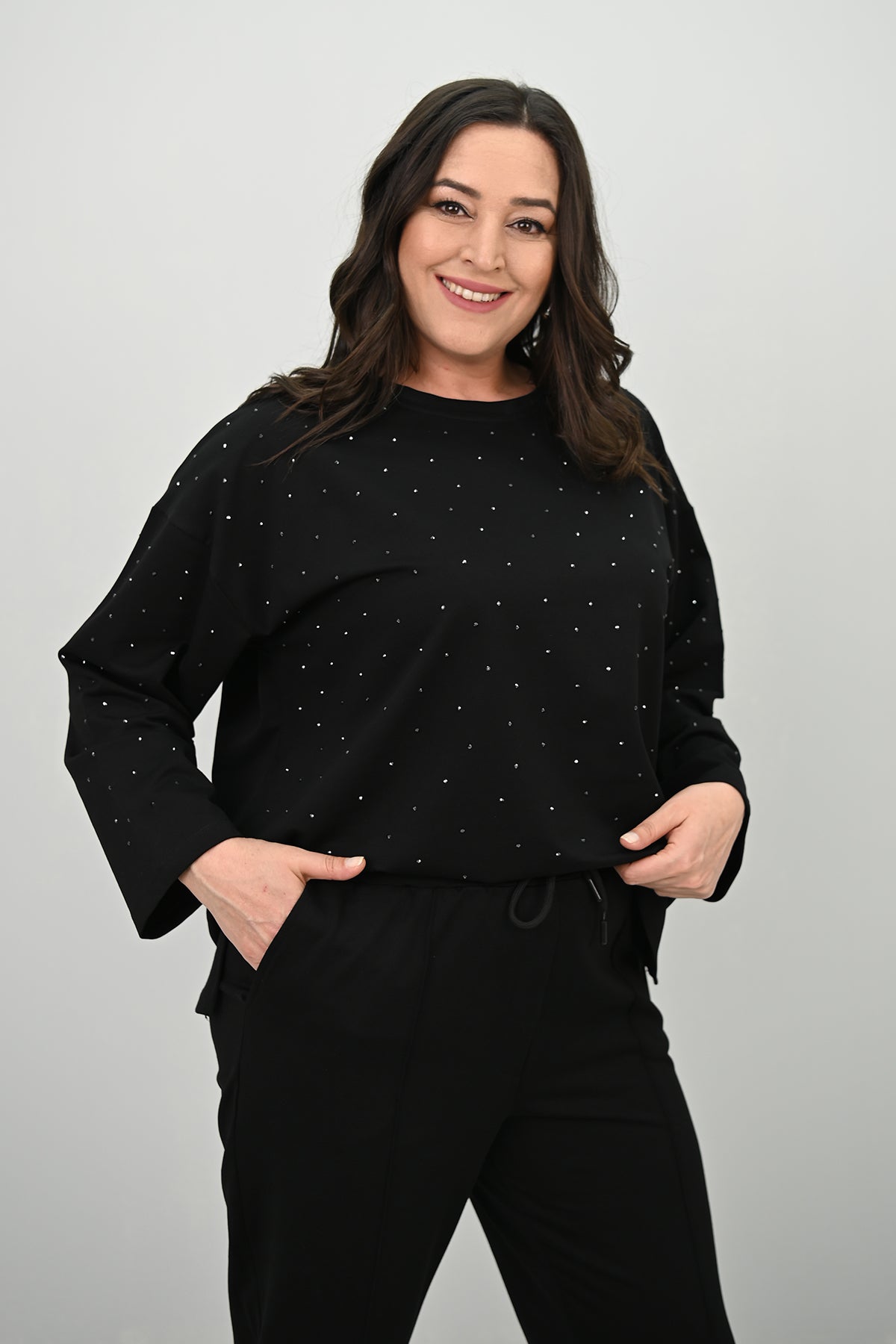 Női melegítőruha plus size 8172