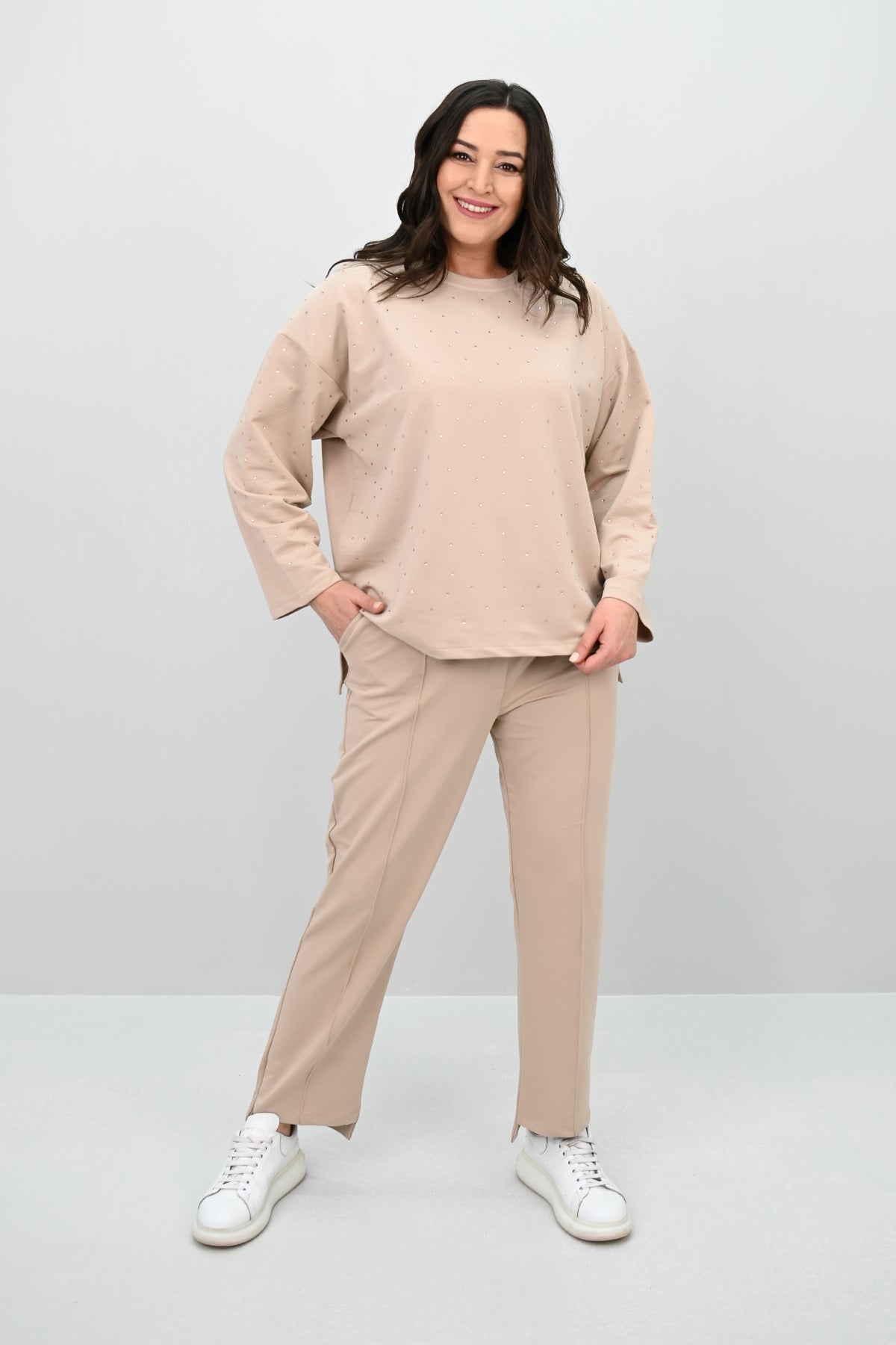 Női melegítőruha plus size 8172
