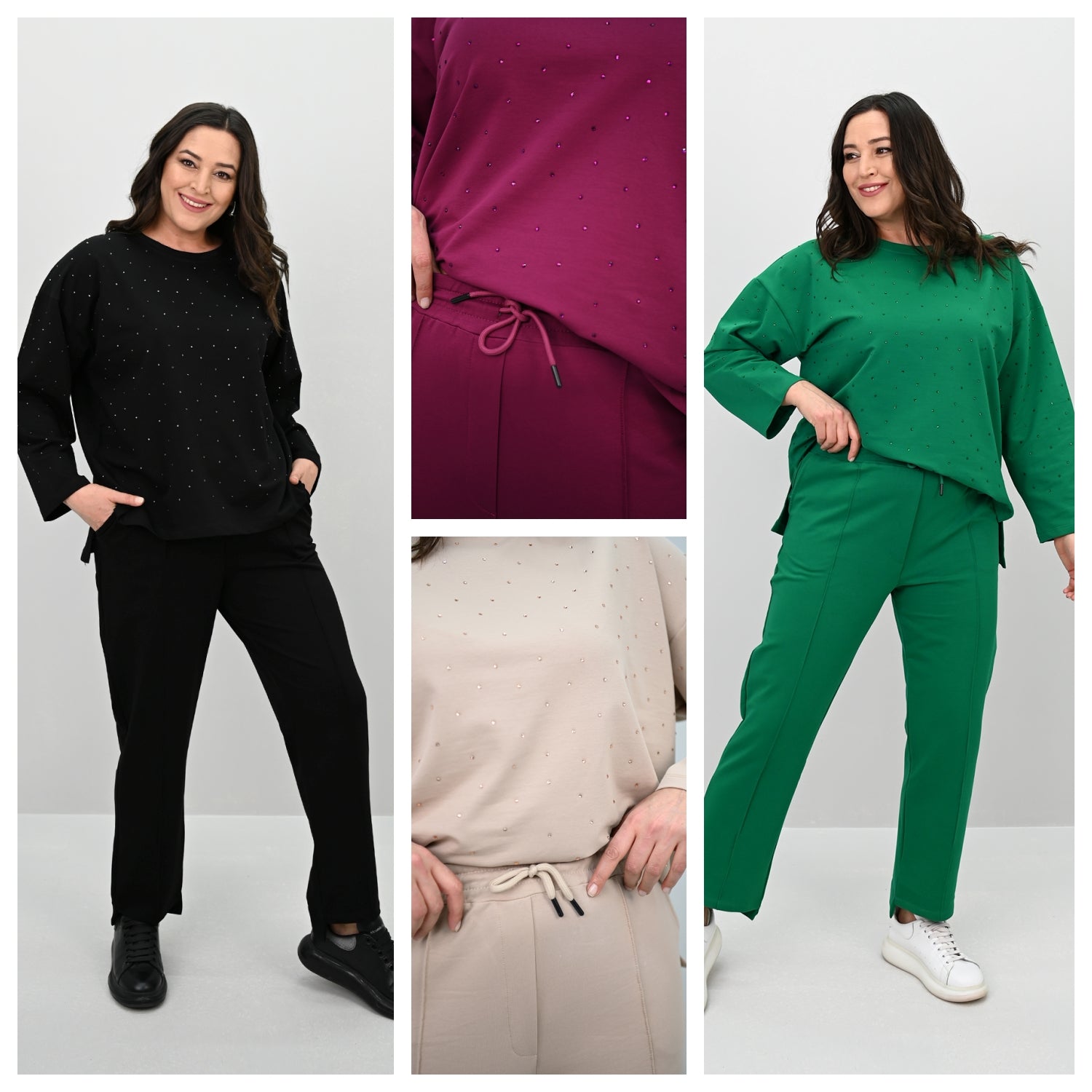 Női melegítőruha plus size 8172