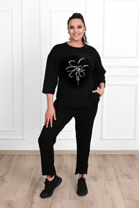 Női melegítőruha plus size 8182
