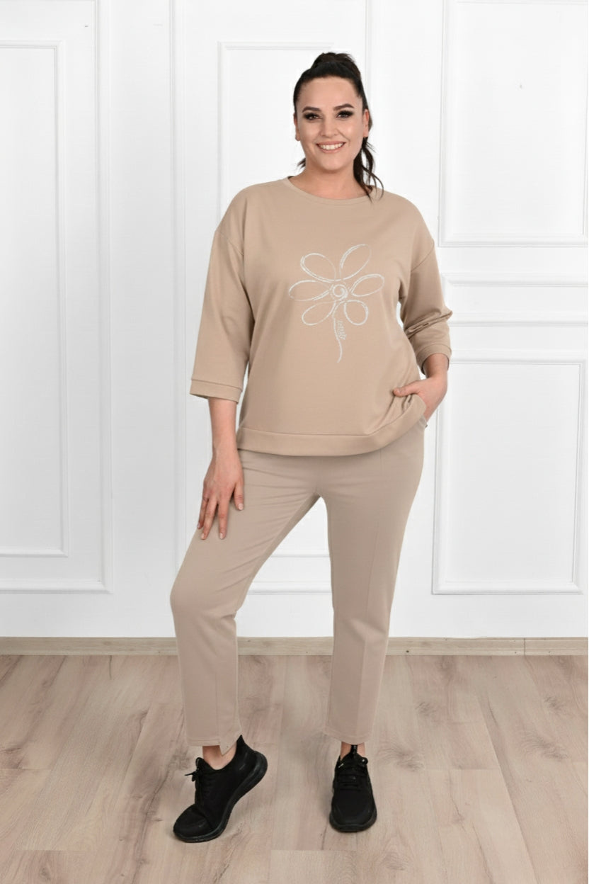 Női melegítőruha plus size 8182