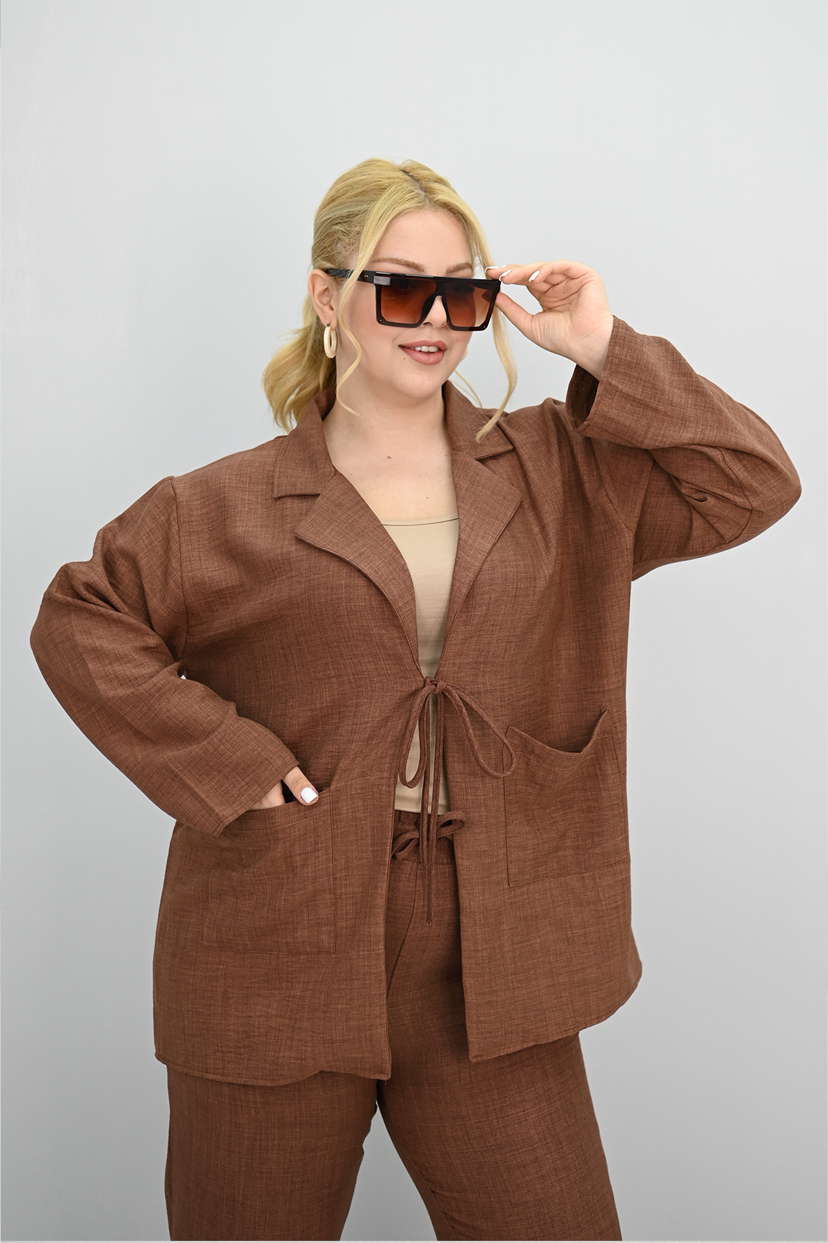 Női melegítőruha plus size 8195