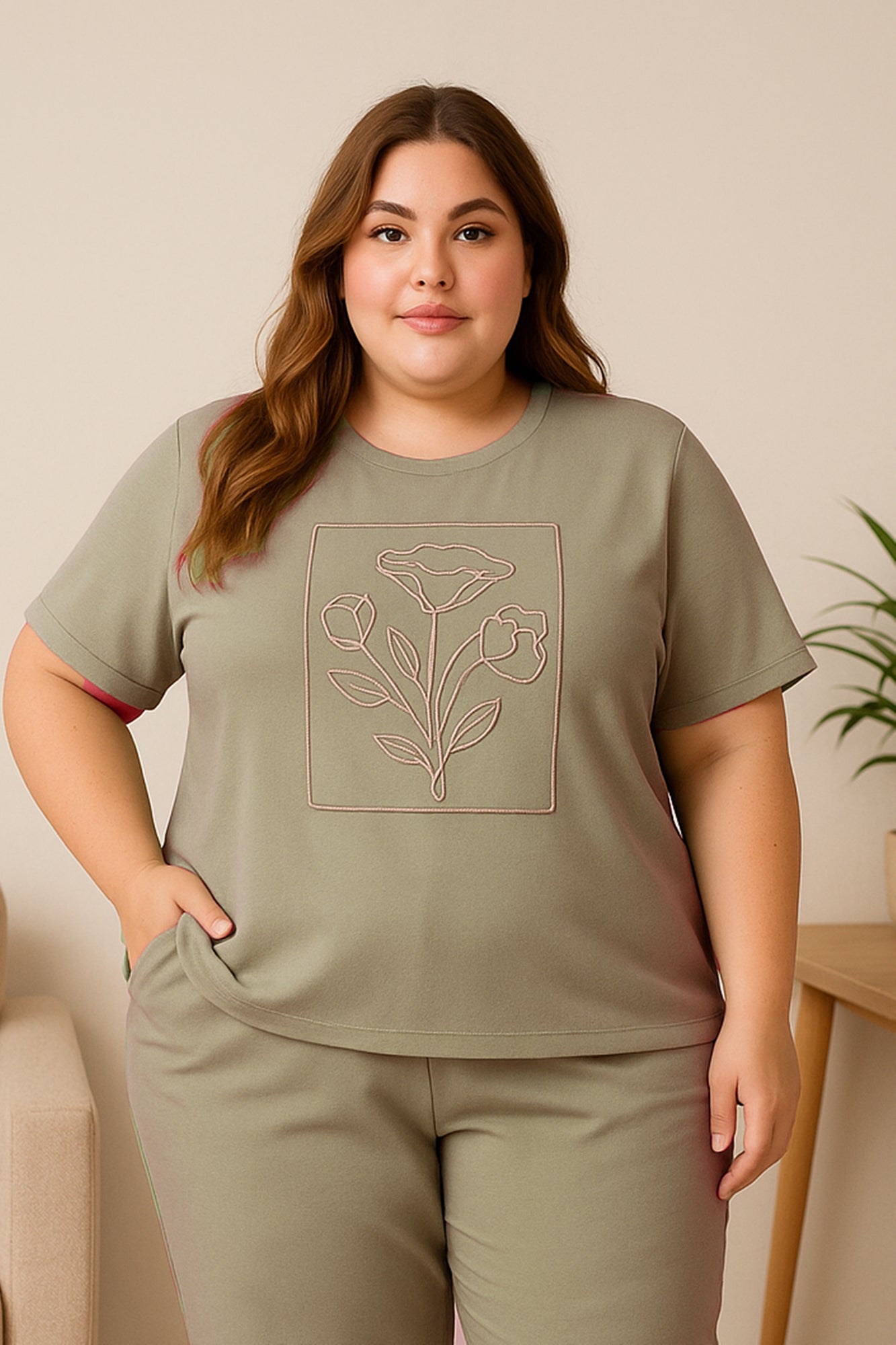 Női melegítőruha plus size 8199