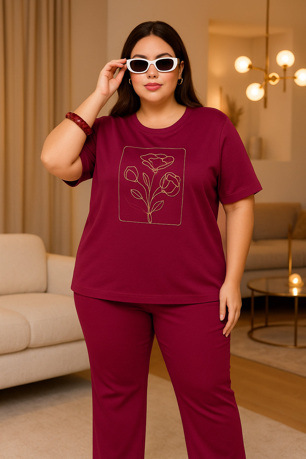 Női melegítőruha plus size 8199