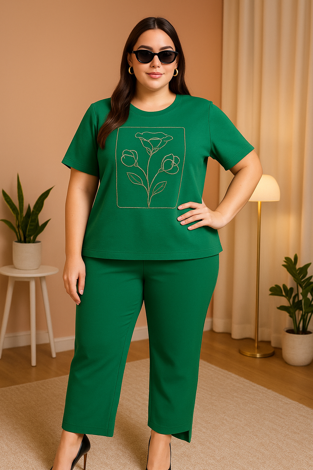 Női melegítőruha plus size 8199