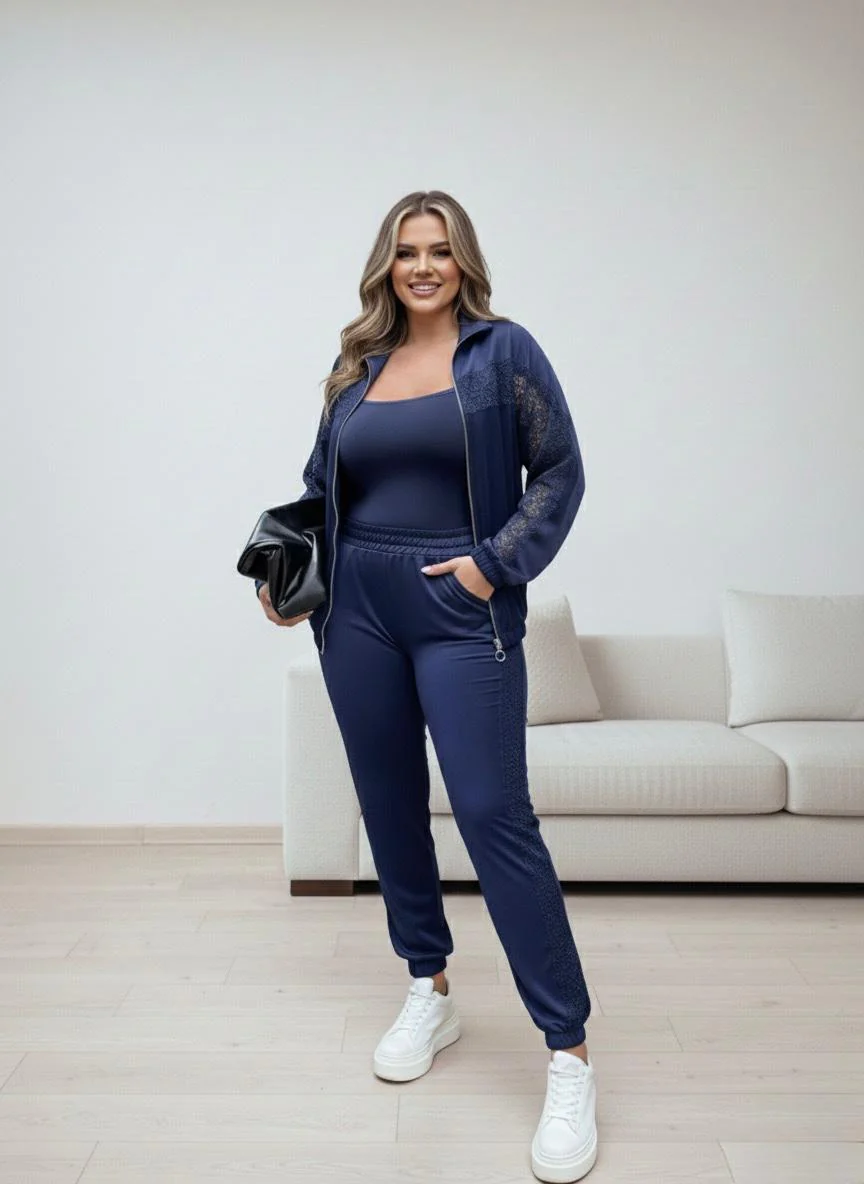 Női melegítőruha plus size 8182