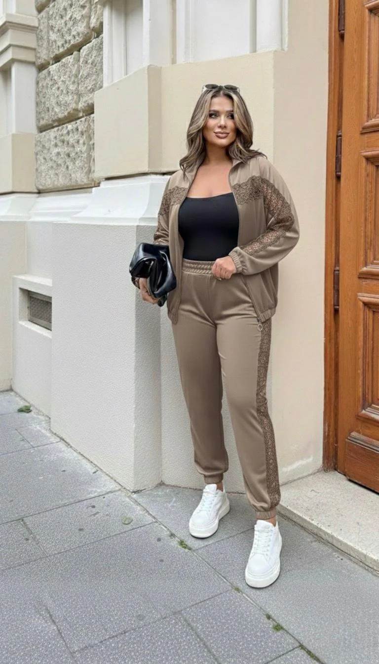 Női melegítőruha plus size 8182