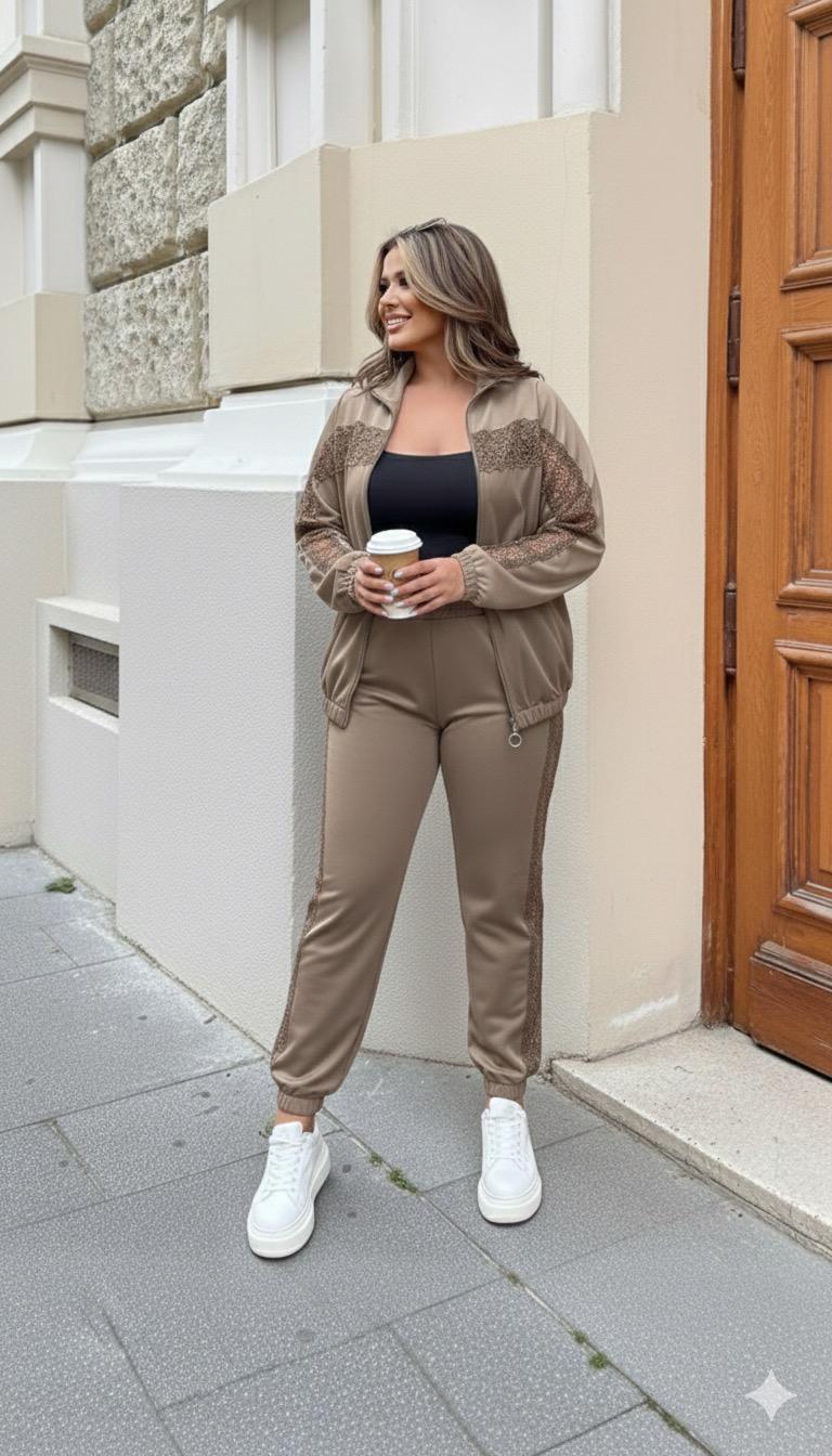 Legnépszerűbbek, Női melegítőruha plus size 8182, bigsize.ro