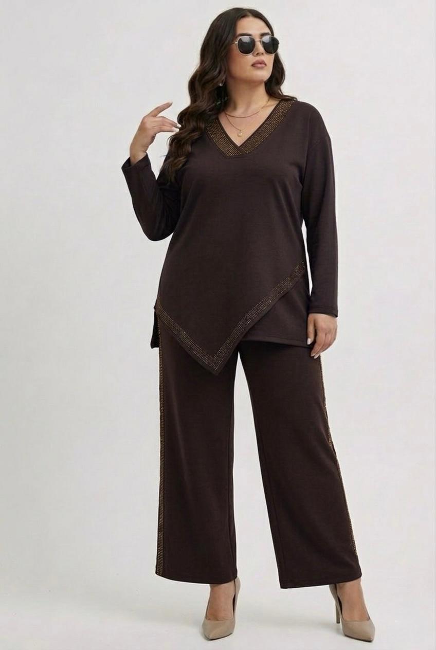 Női melegítőruha plus size 8182