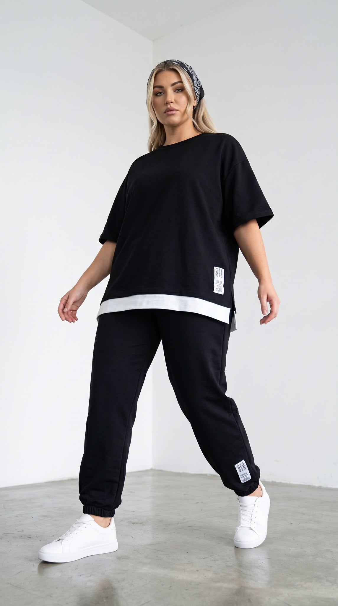 Női melegítőruha plus size 8182