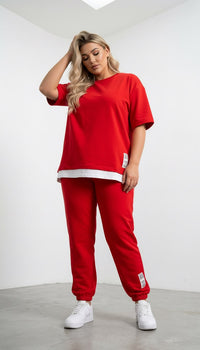 Női melegítőruha plus size 8182