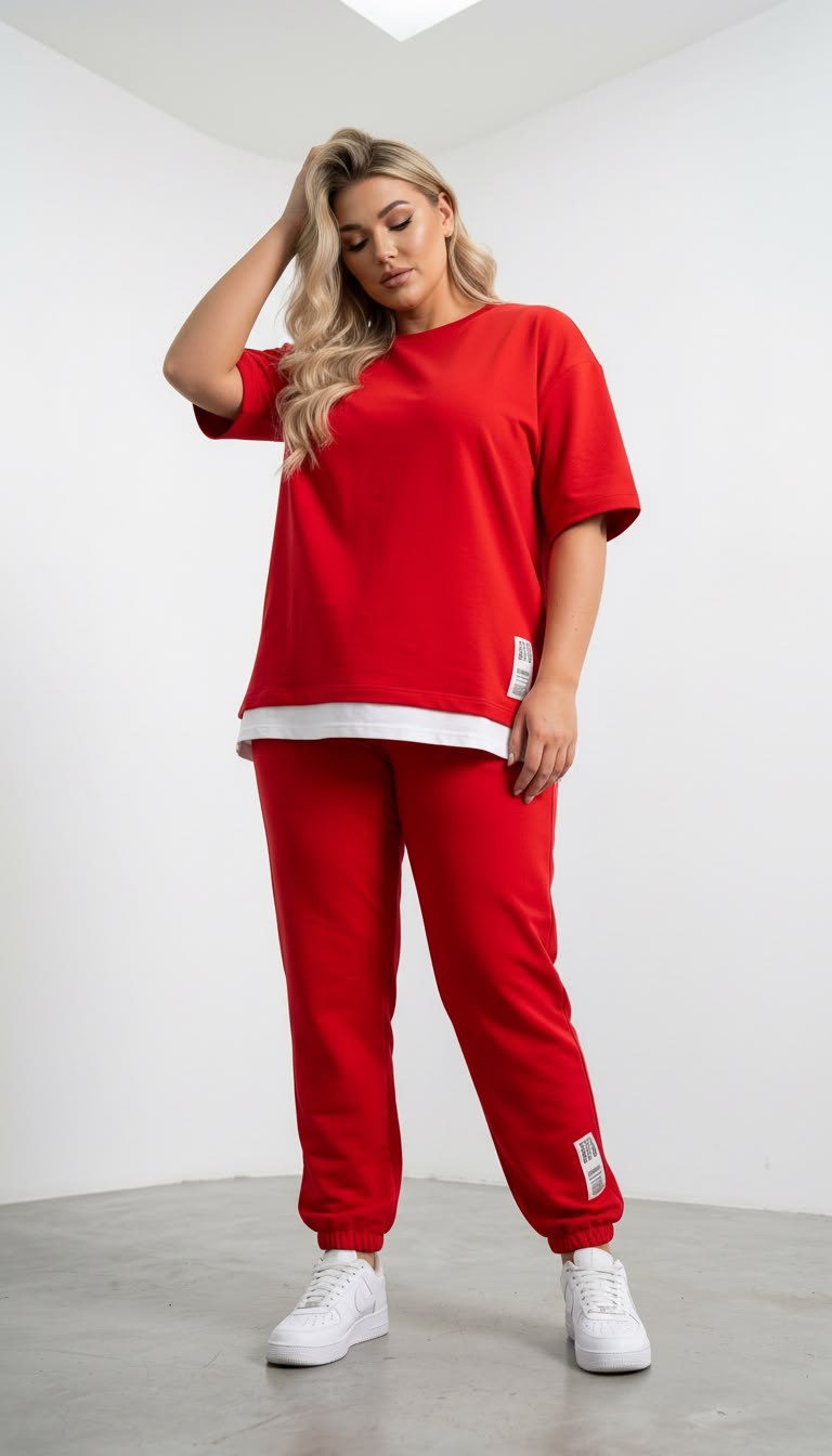 Női melegítőruha plus size 8182