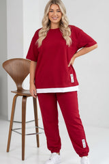 Női melegítőruha plus size 8182