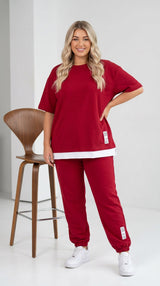 Női melegítőruha plus size 8182