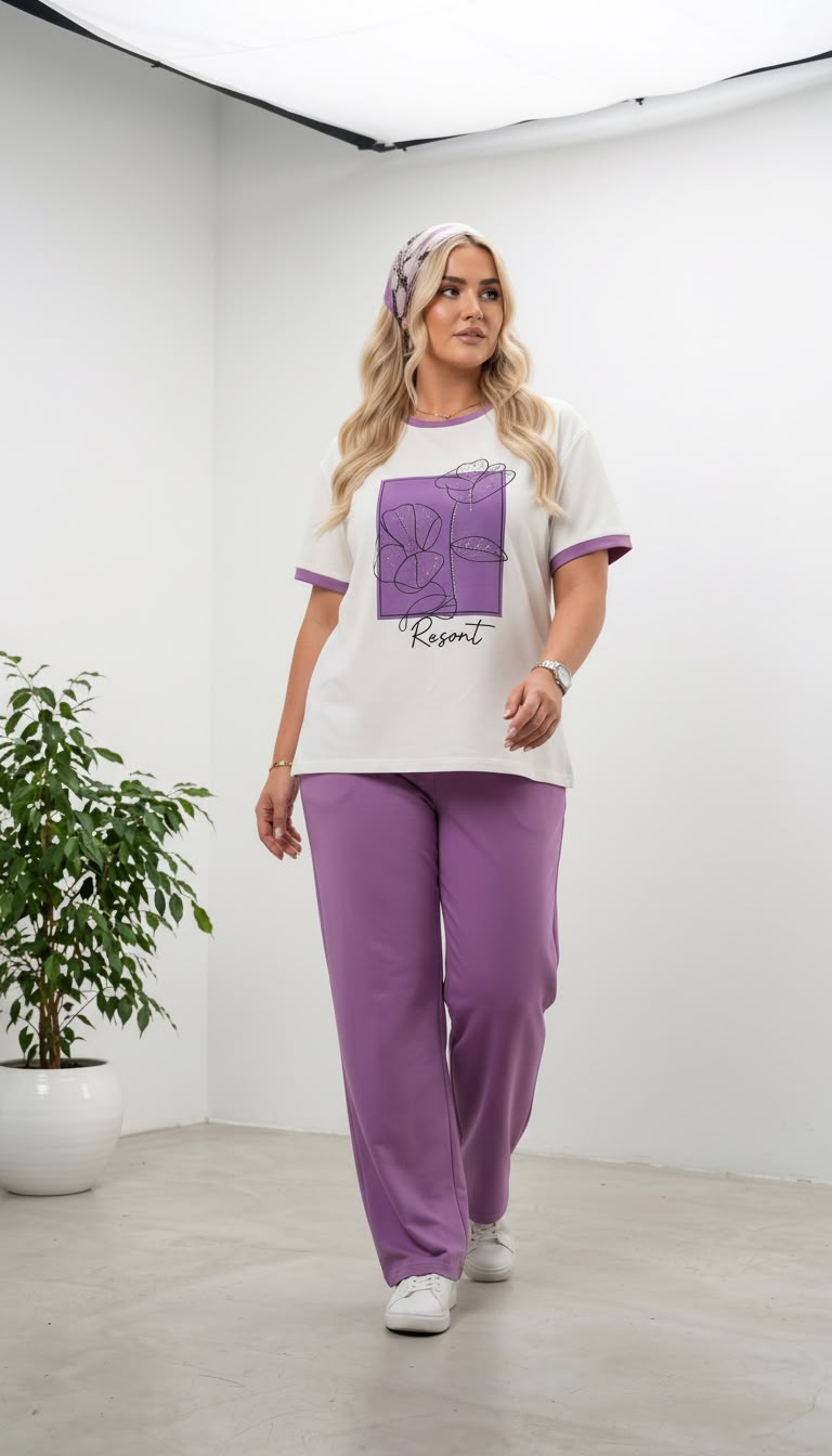 Női melegítőruha plus size 8182