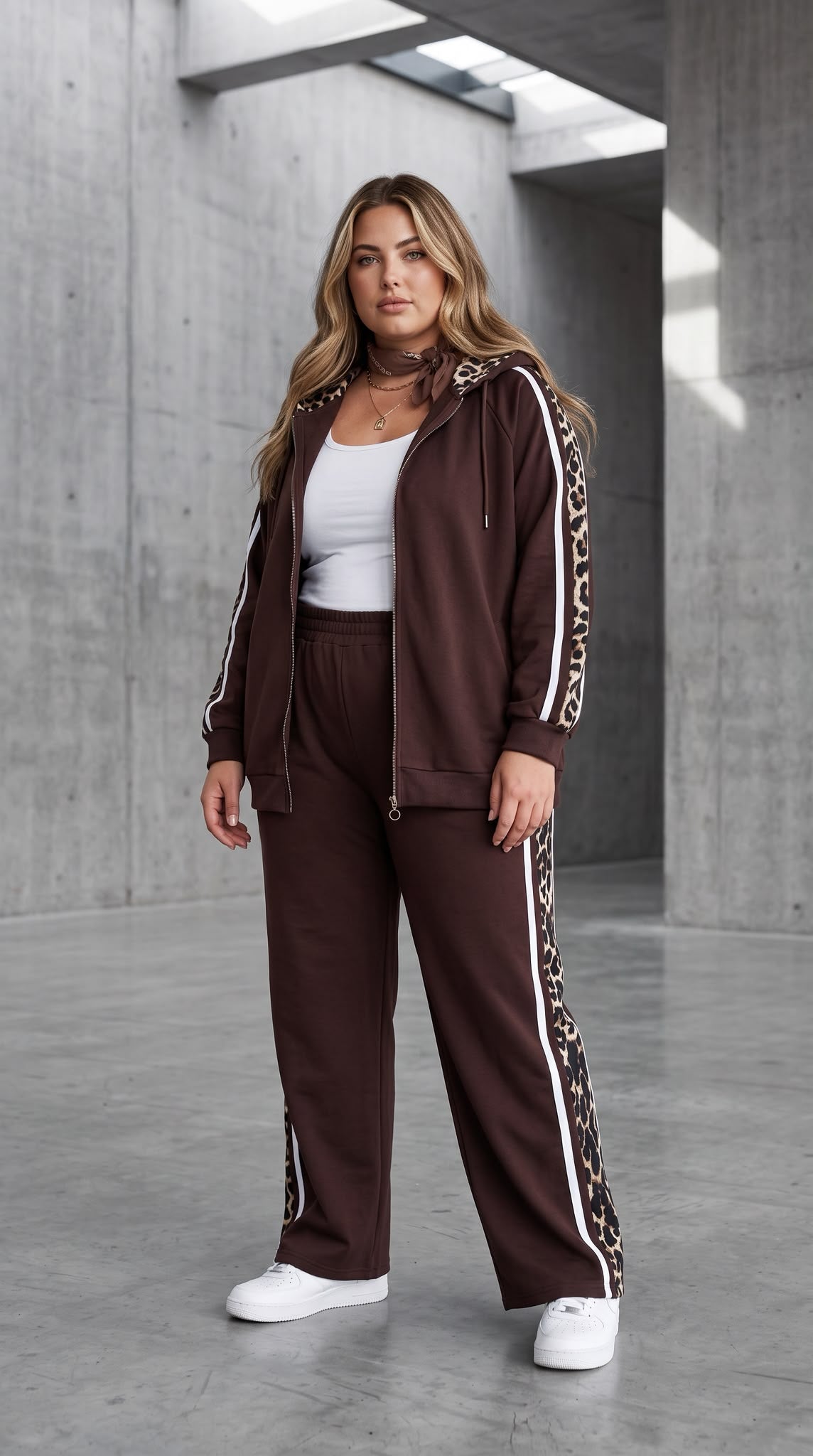 Női melegítőruha plus size 8182