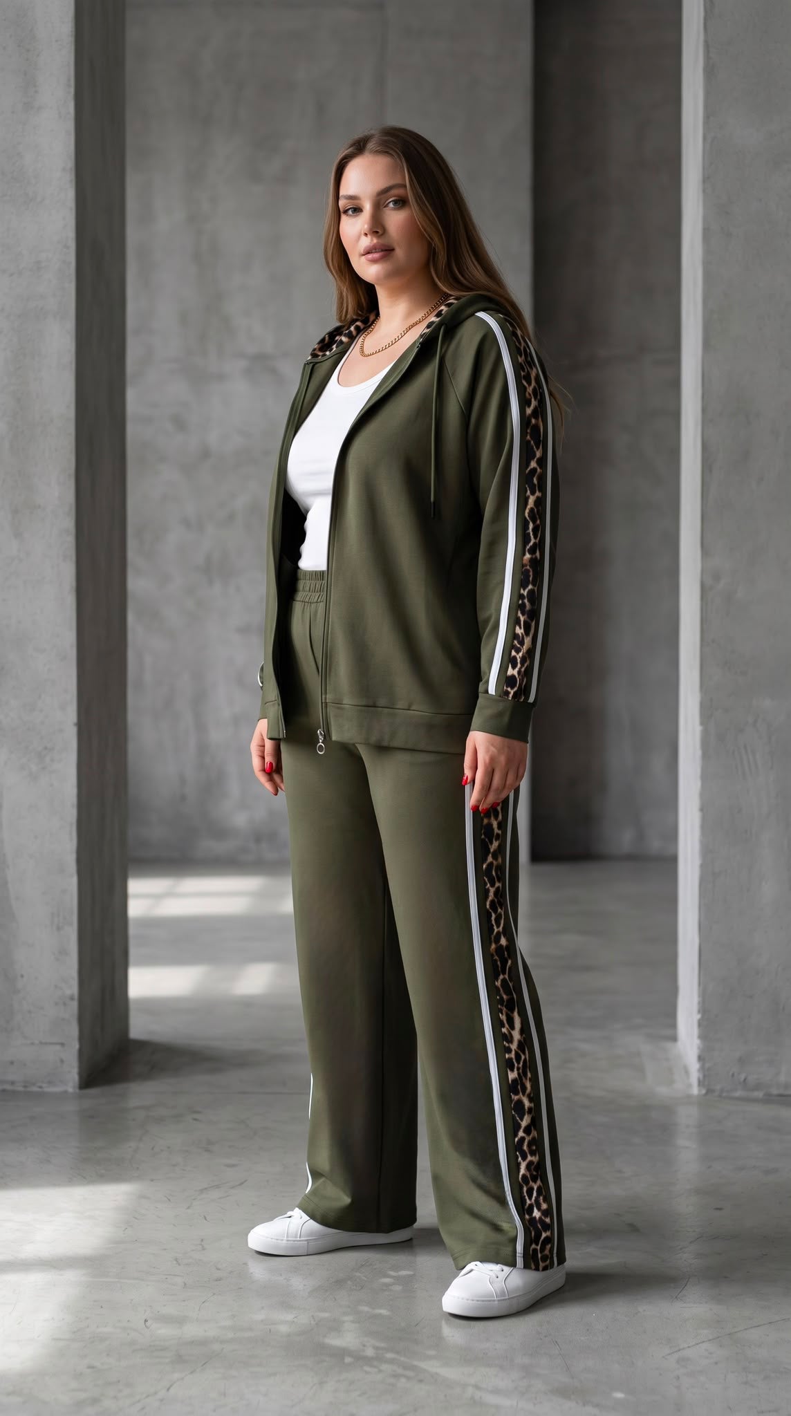 Női melegítőruha plus size 8182