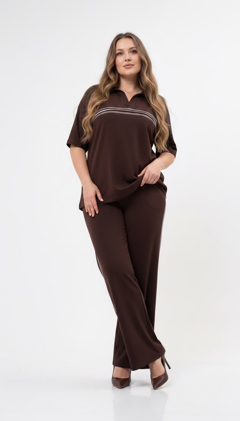 Hír, Női melegítőruha plus size 8182, bigsize.ro