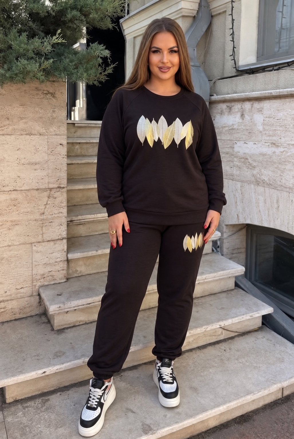 Hír, Női melegítőruha plus size 8182, bigsize.ro