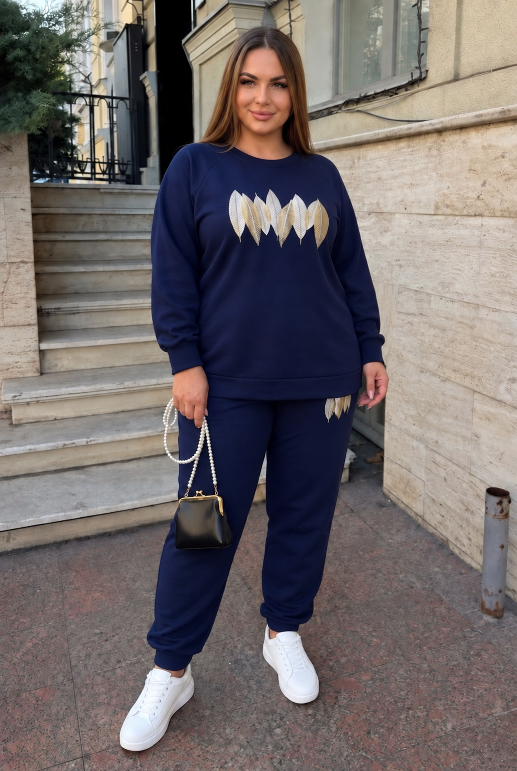 Női melegítőruha plus size 8182