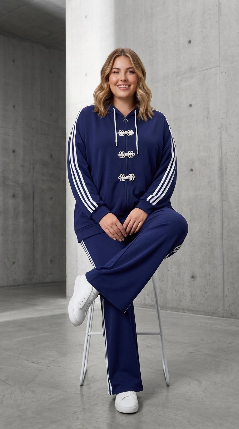 Női melegítőruha plus size 8182