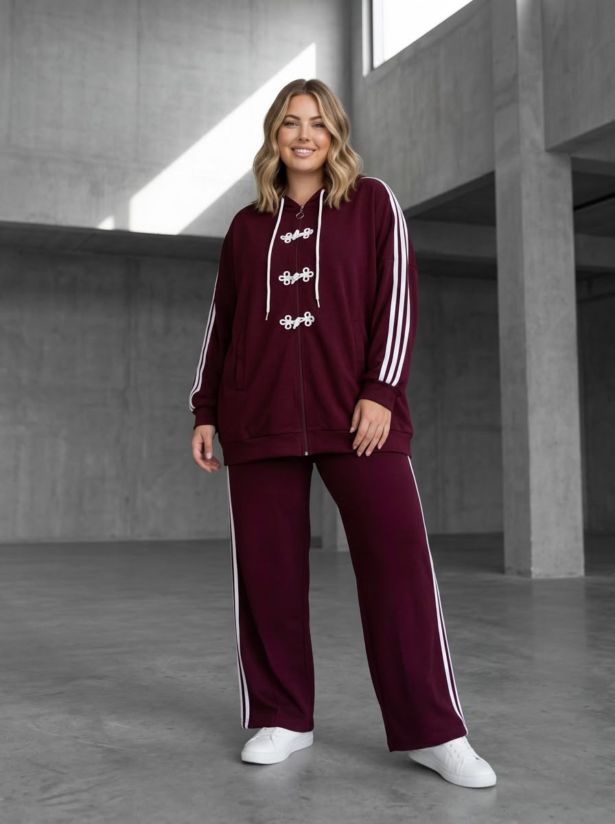 Női melegítőruha plus size 8182