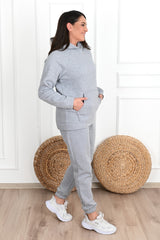 Híres, bélelt, plus size női melegítőruha 3583-23