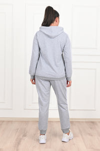 Női plus size kapucnis melegítő 8880