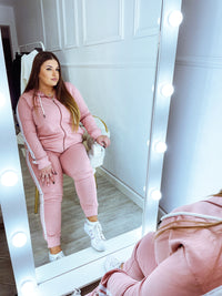Női plus size kapucnis melegítő 8880