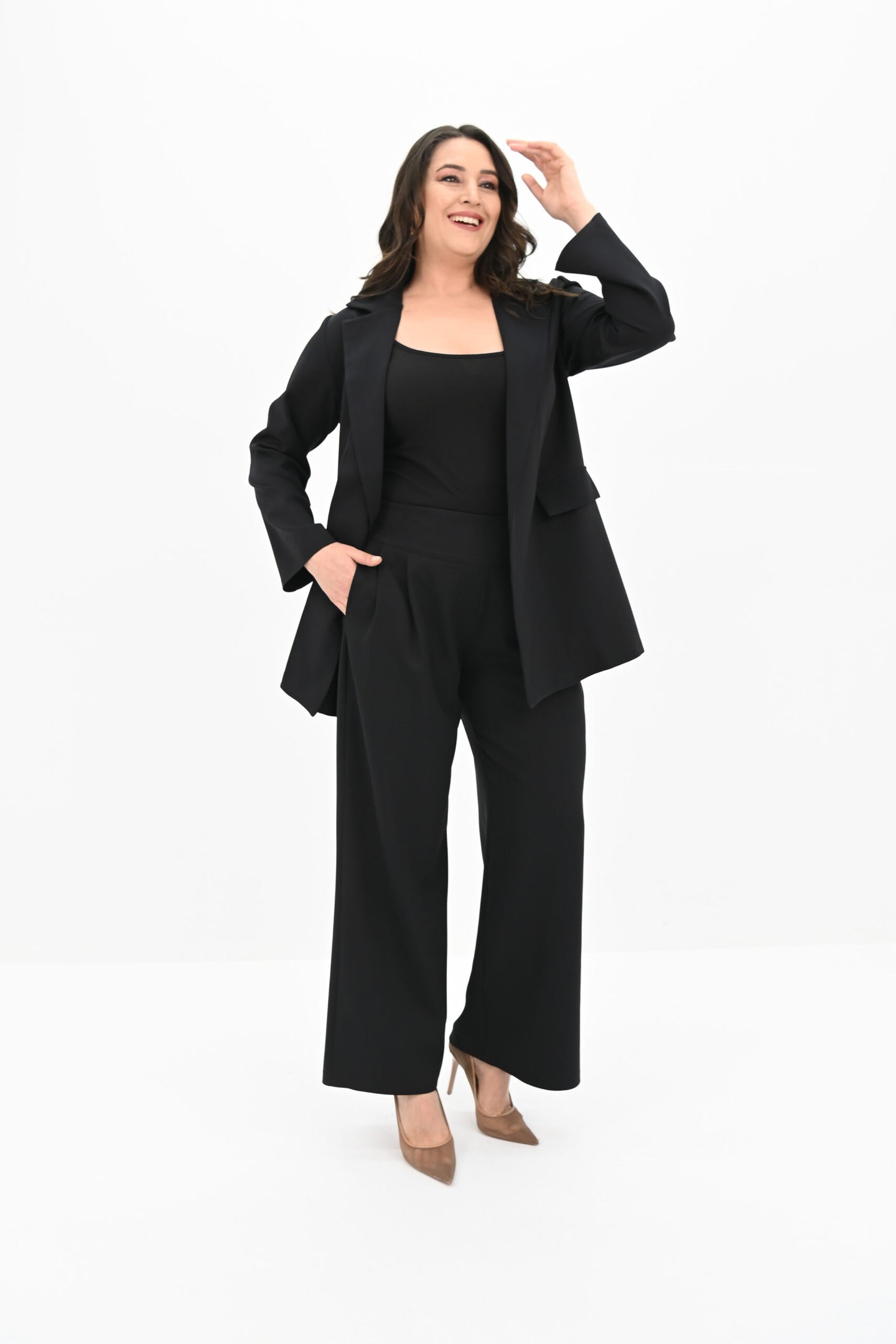 Elegáns női plus size szett 9008