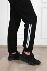 Női plus size csíkos melegítőnadrág 9046
