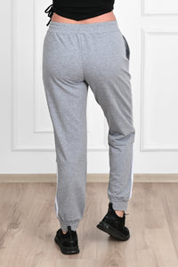 Női plus size csíkos melegítőnadrág 9046