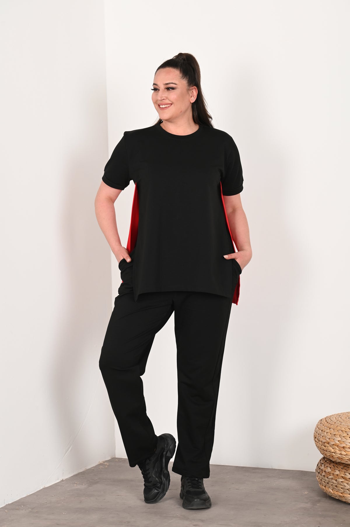 Női melegítőruha plus size 9653