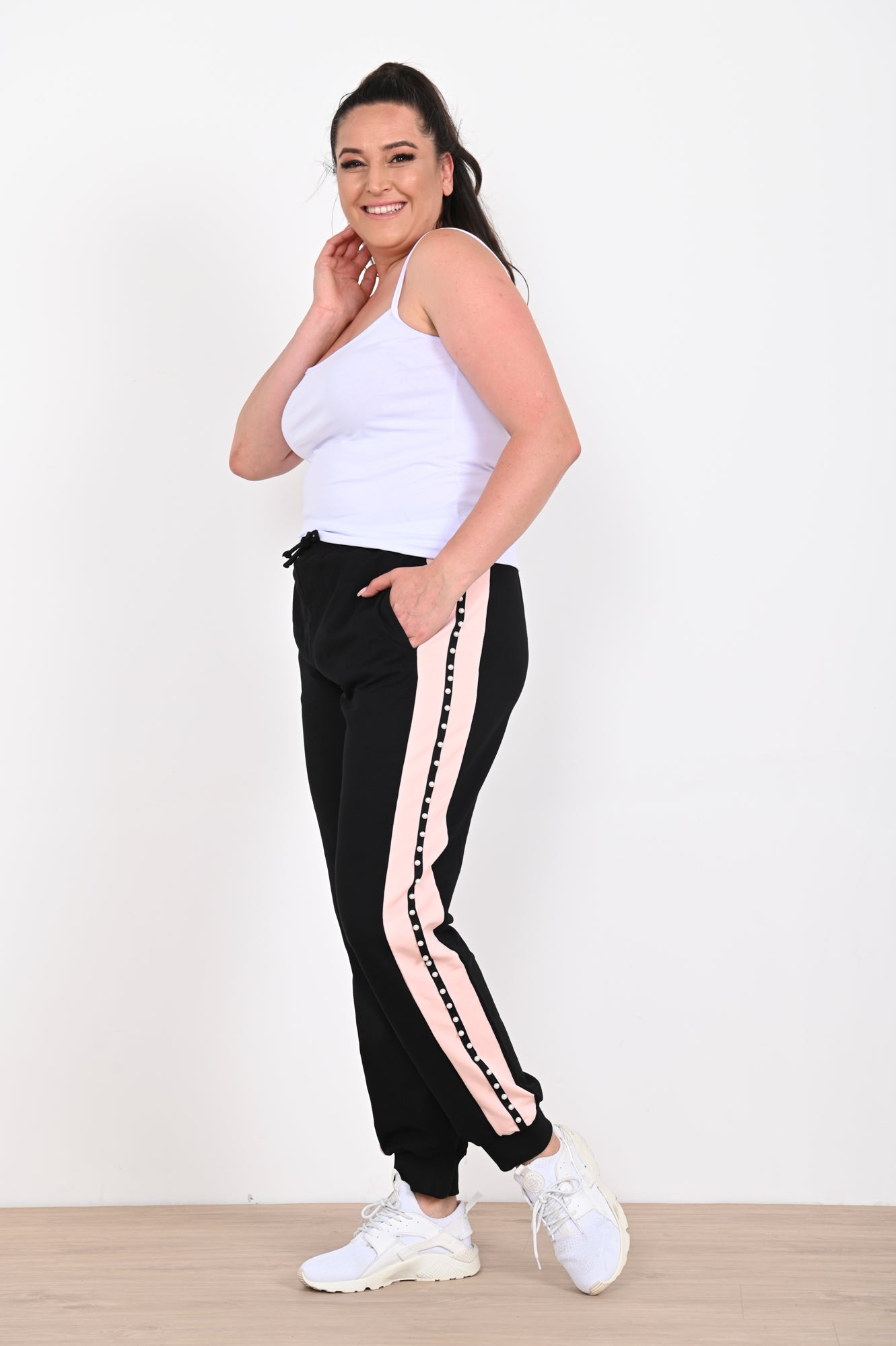 Női plus size melegítőnadrág 9814-22